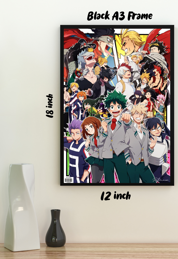 Heroes United | My Hero Academia | Anime Poster