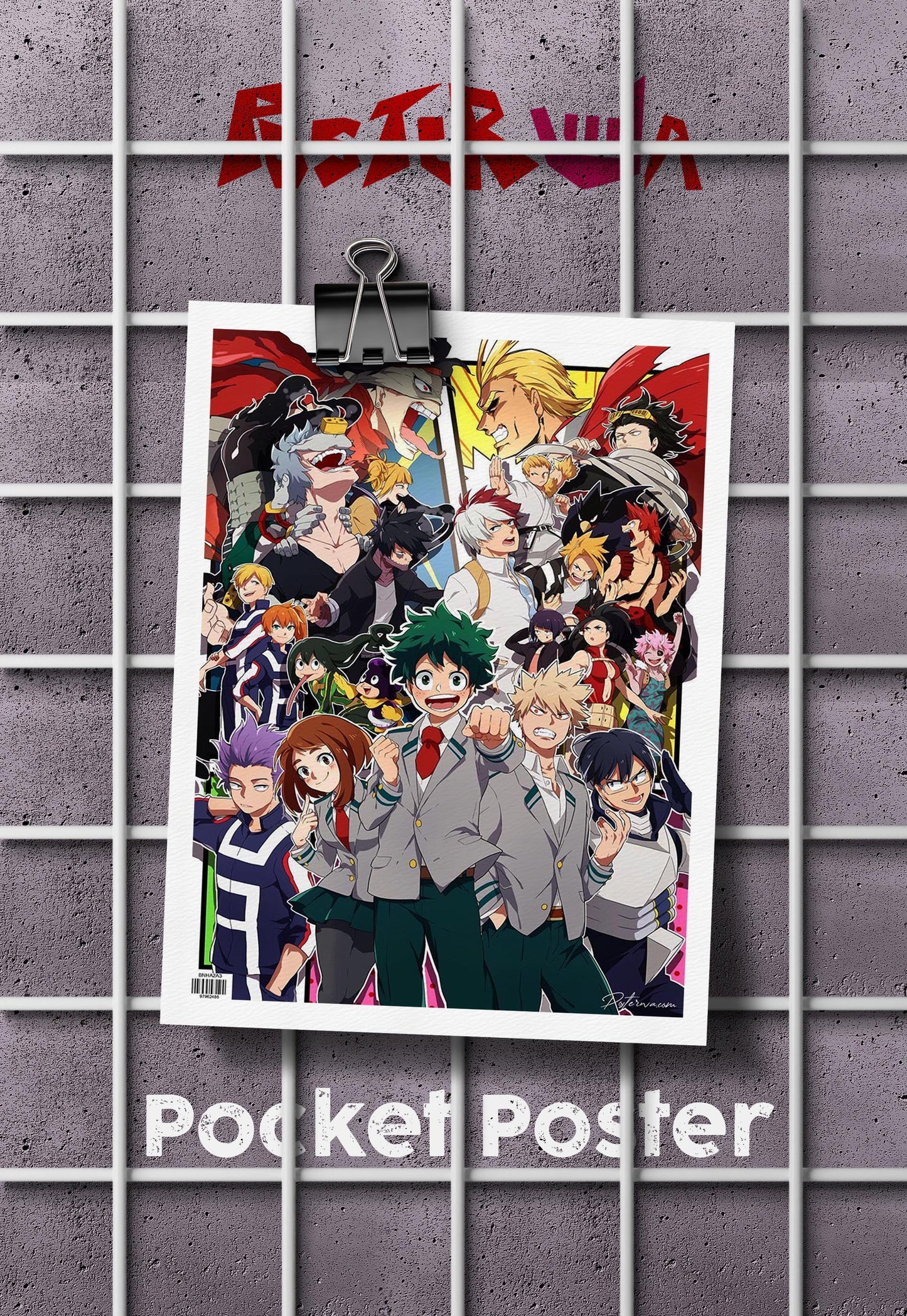 Heroes United | My Hero Academia | Anime Poster