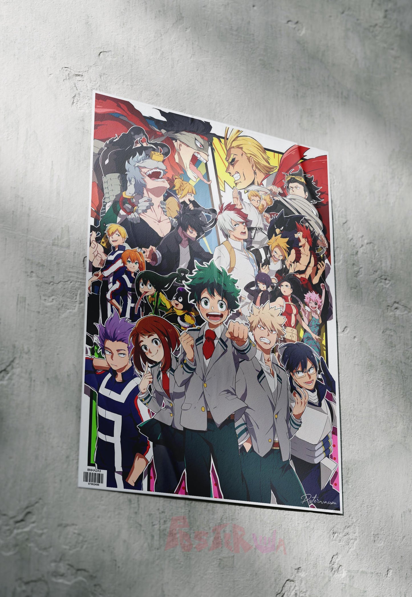 Heroes United | My Hero Academia | Anime Poster