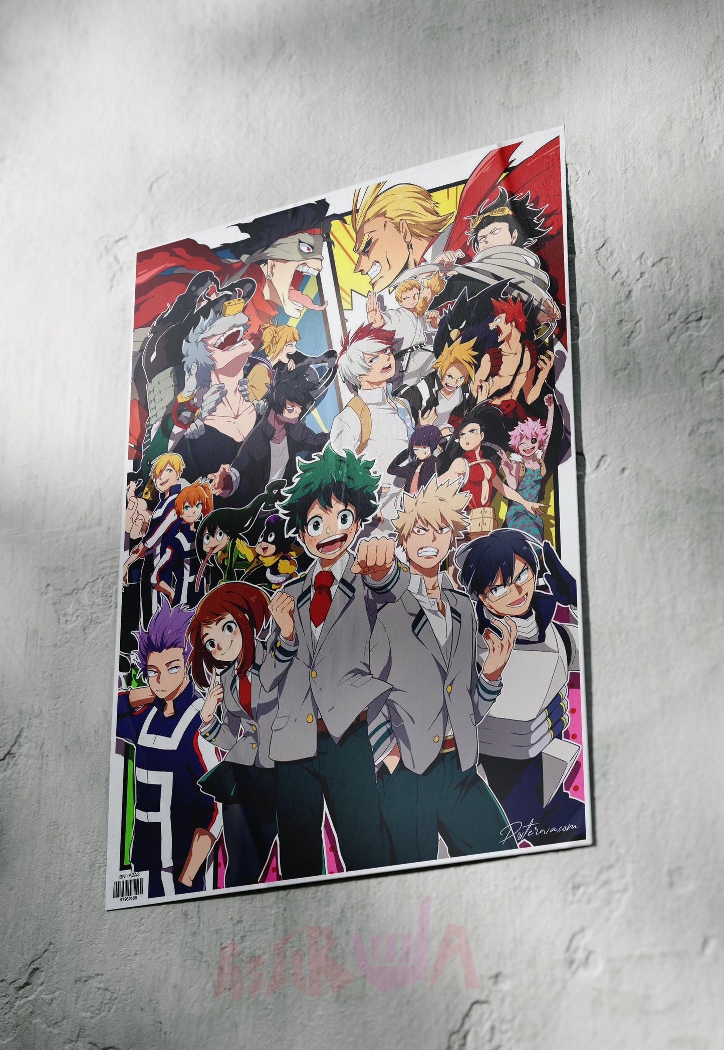 Heroes United | My Hero Academia | Anime Poster