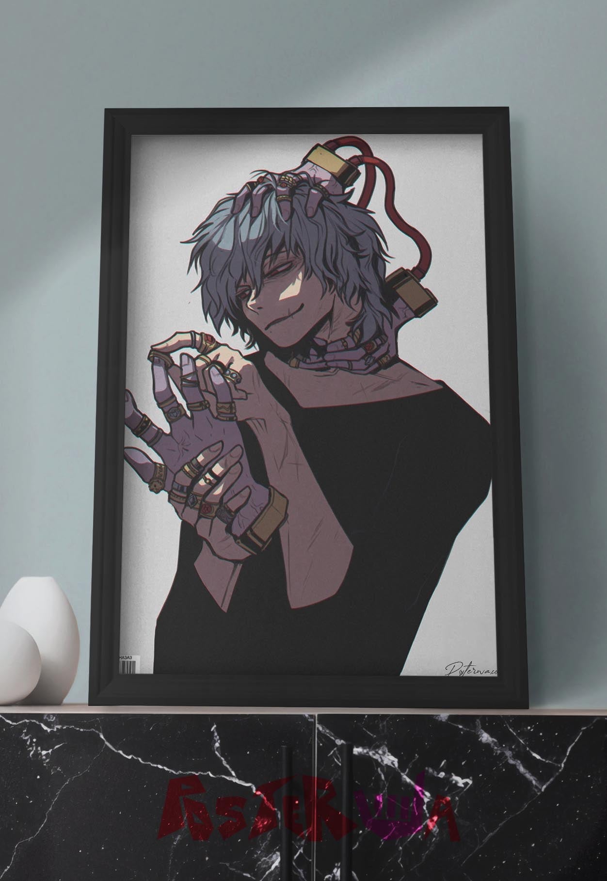 Inferno of Villainy | Shigaraki Tomura (Anime) | Abstract Poster