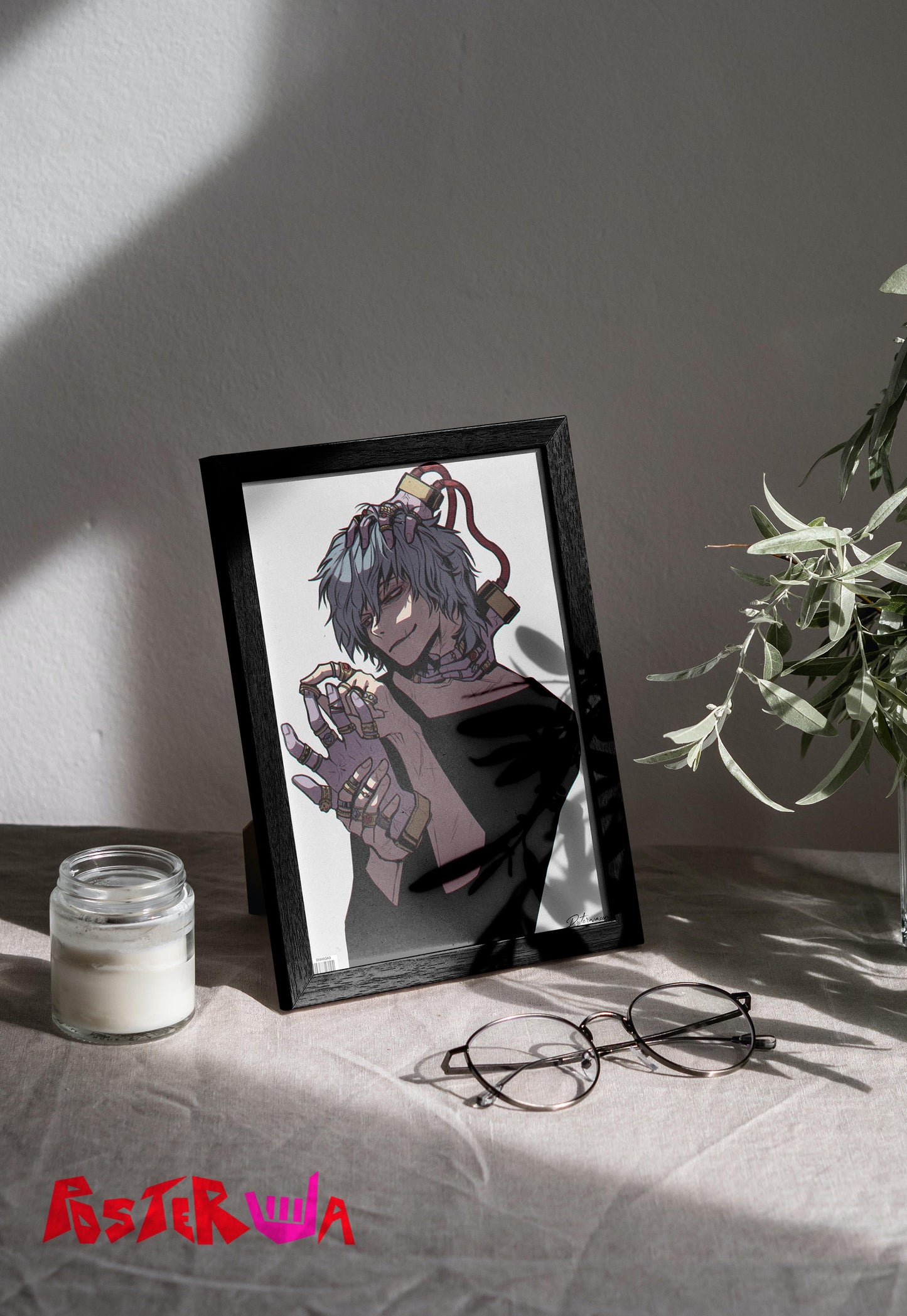 Inferno of Villainy | Shigaraki Tomura (Anime) | Abstract Poster
