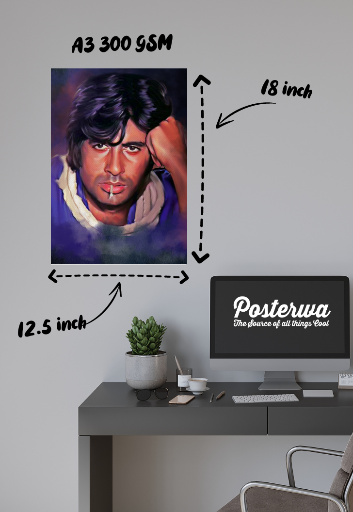 The Porter | Amitabh Bachchan | Classic Bollywood Movie Poster