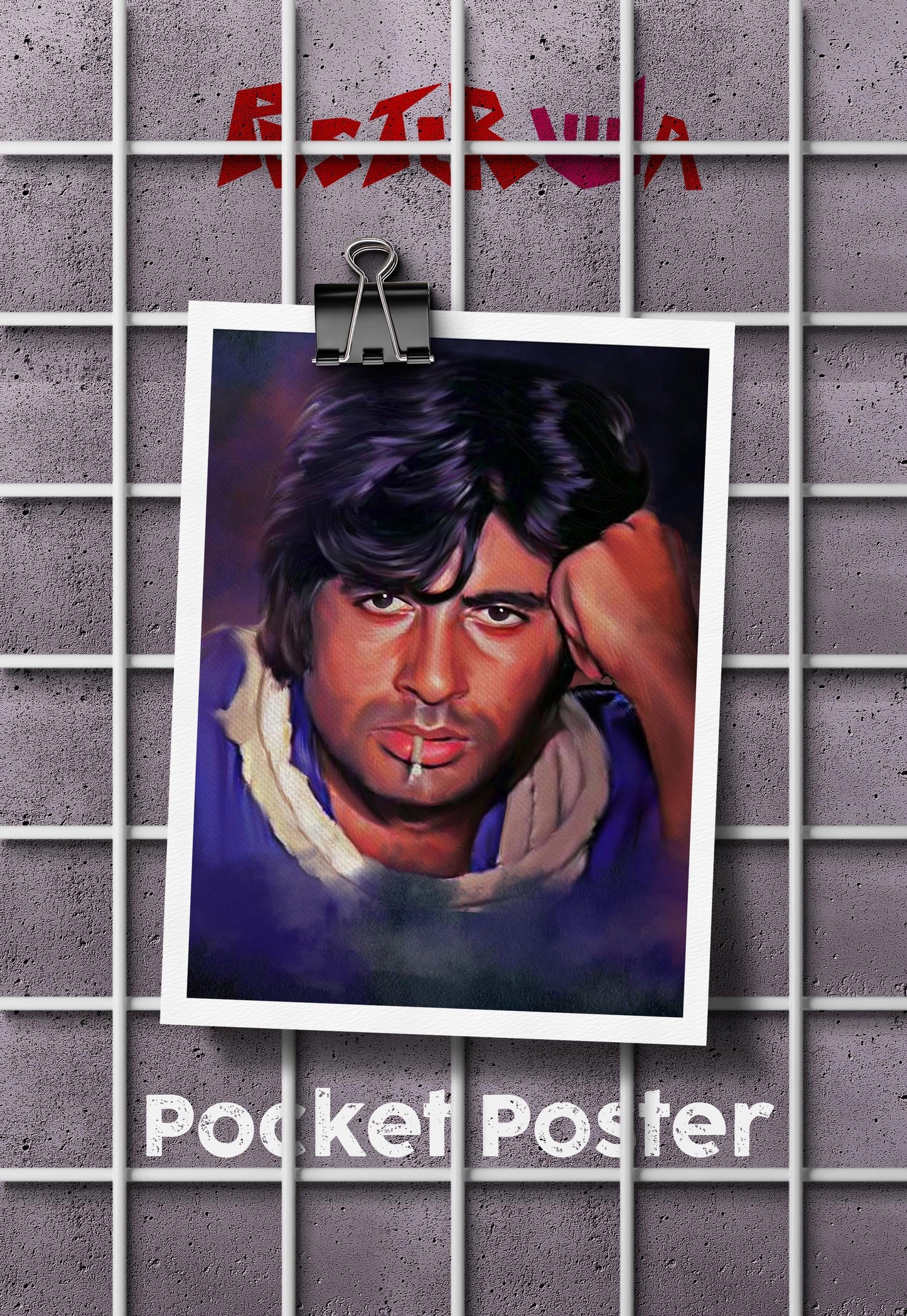 The Porter | Amitabh Bachchan | Classic Bollywood Movie Poster