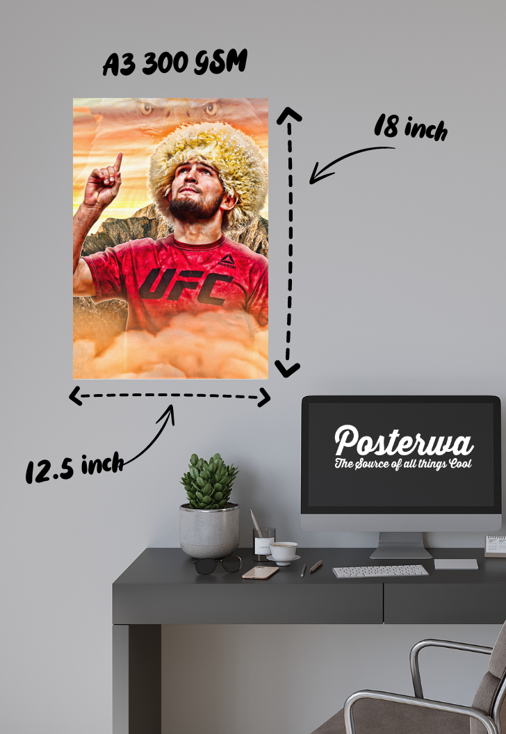 The Eagle's Flight | Khabib Nurmagomedov | UFC Poster
