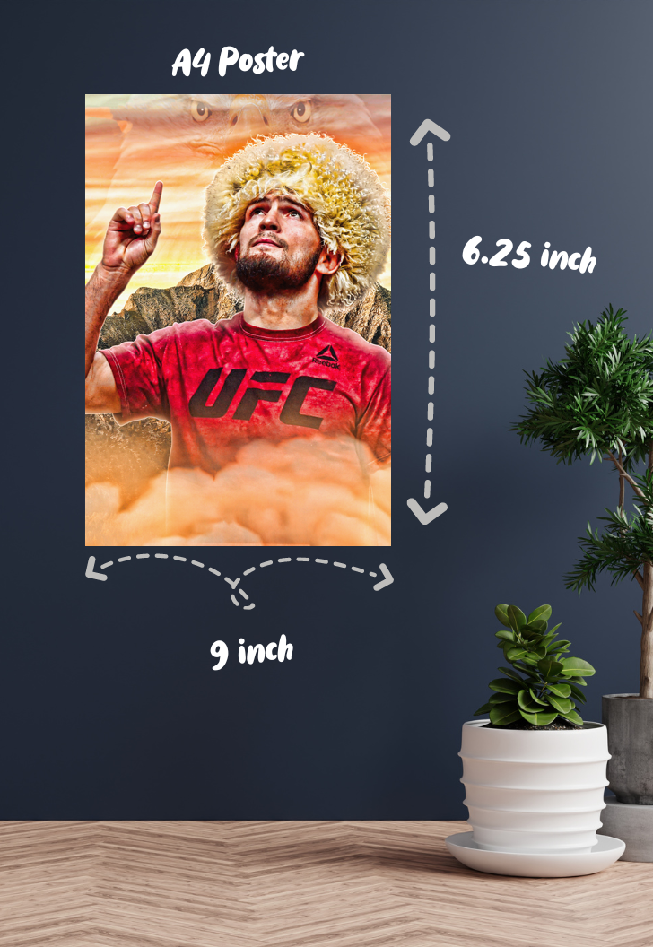 The Eagle's Flight | Khabib Nurmagomedov | UFC Poster