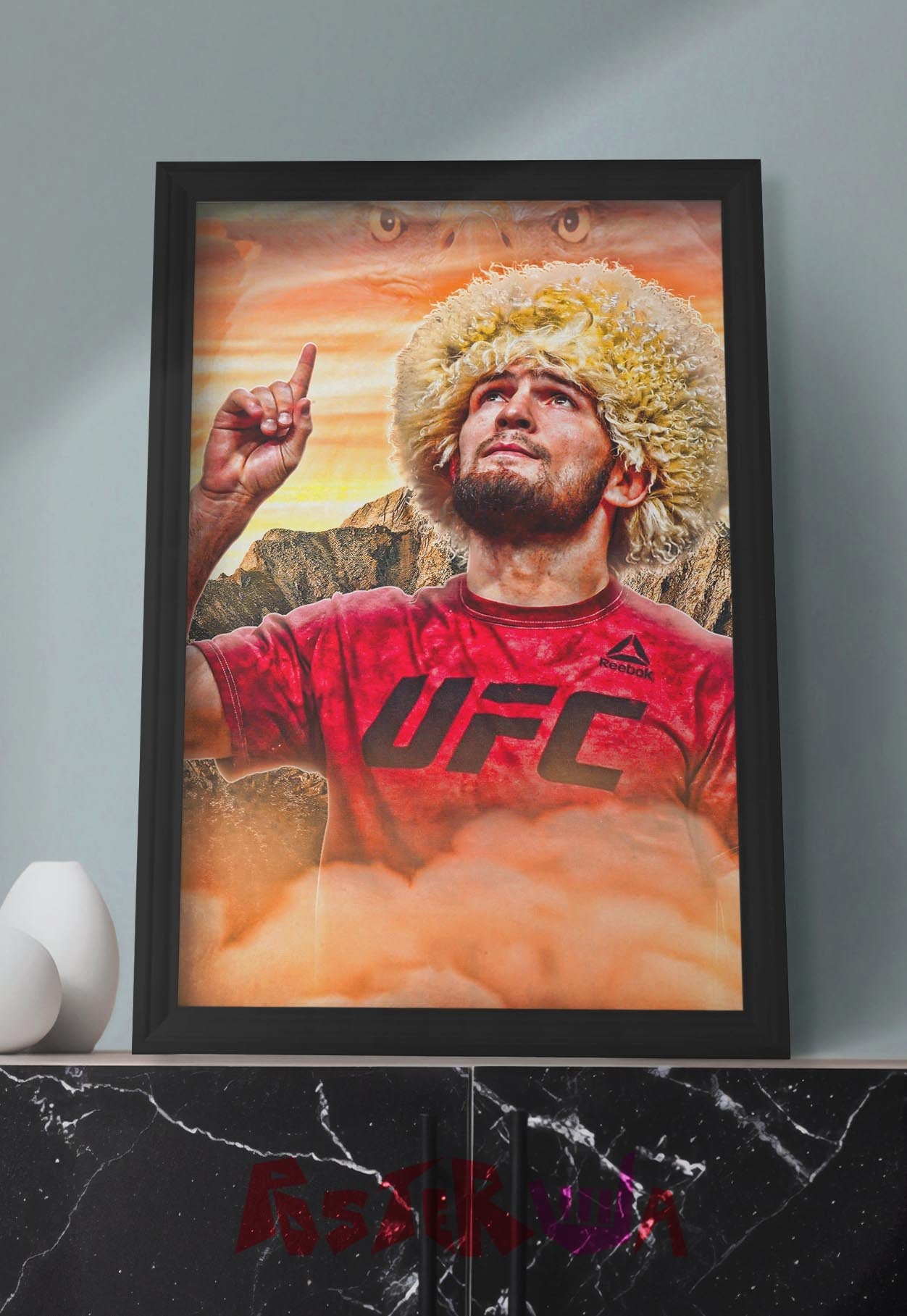 The Eagle's Flight | Khabib Nurmagomedov | UFC Poster