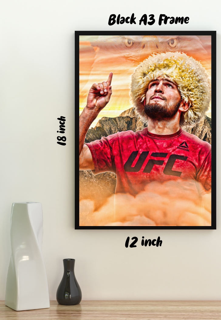 The Eagle's Flight | Khabib Nurmagomedov | UFC Poster