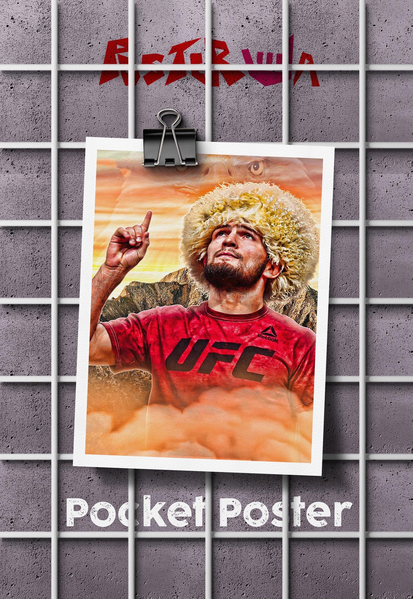 The Eagle's Flight | Khabib Nurmagomedov | UFC Poster