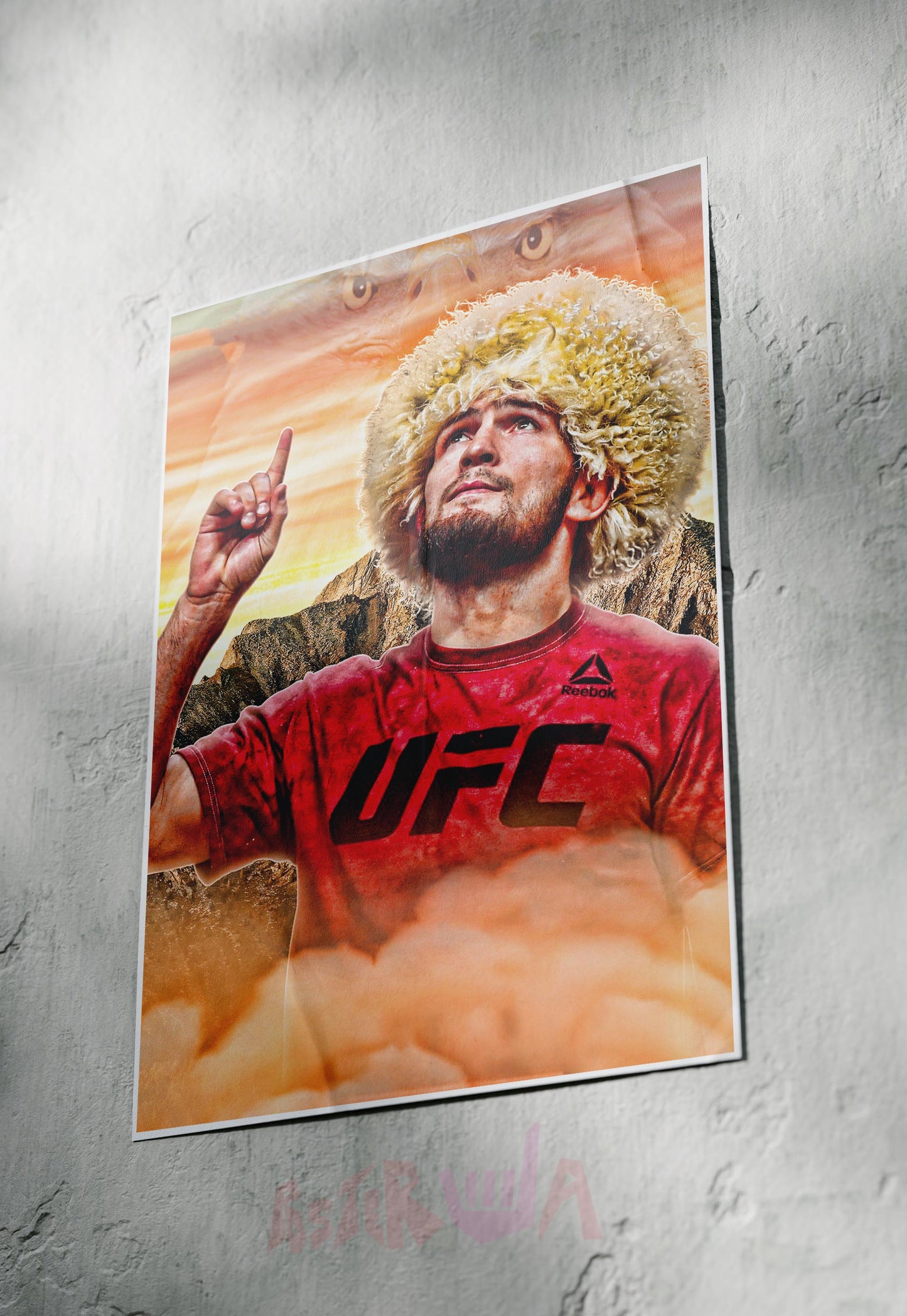 The Eagle's Flight | Khabib Nurmagomedov | UFC Poster