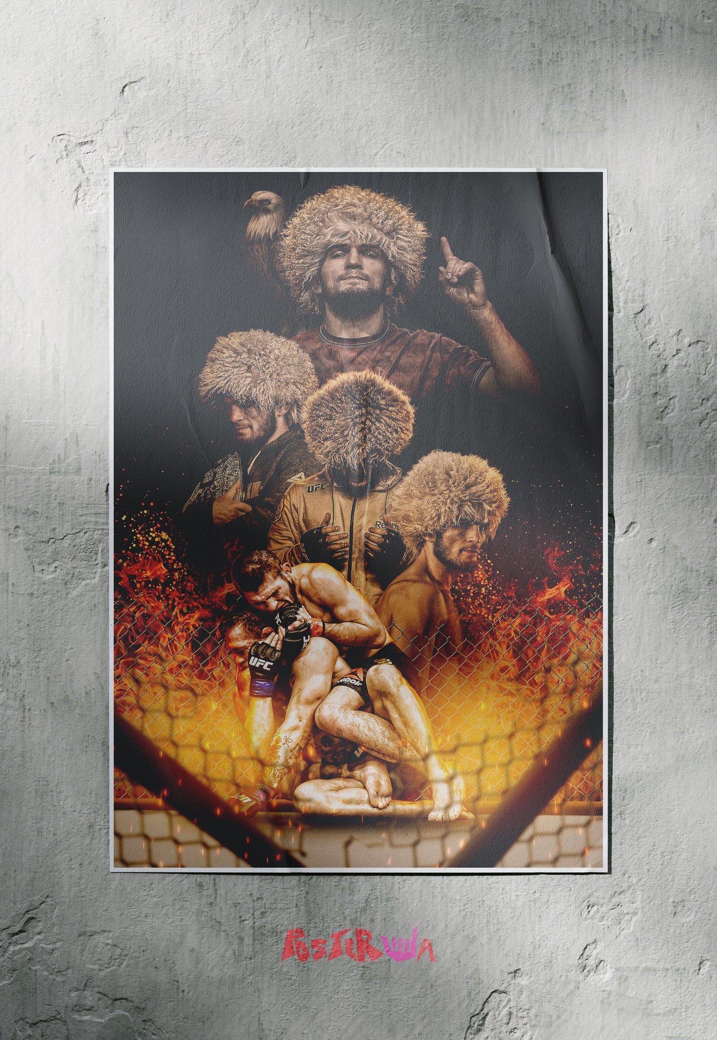 Flight of the Eagle | Khabib Nurmagomedov | UFC Poster