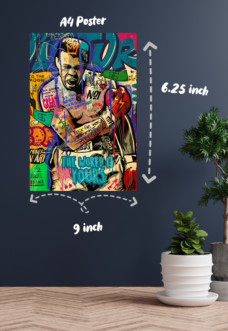 The Ultimate Fighter | Muhammed Ali | Boxing Poster