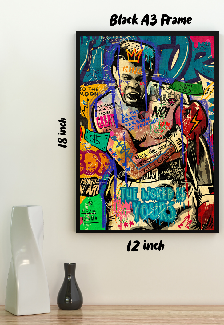 The Ultimate Fighter | Muhammed Ali | Boxing Poster