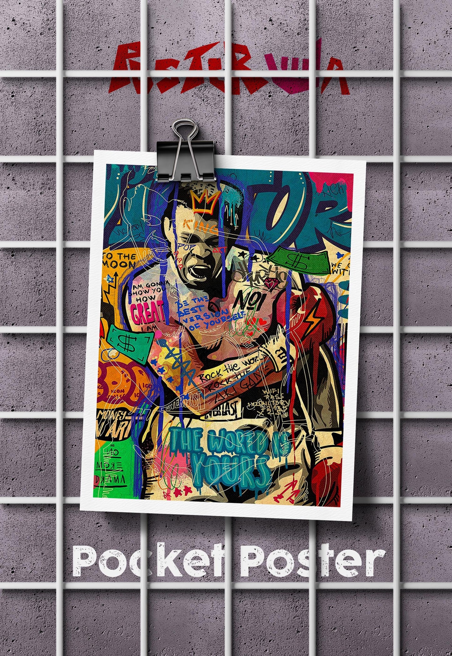 The Ultimate Fighter | Muhammed Ali | Boxing Poster