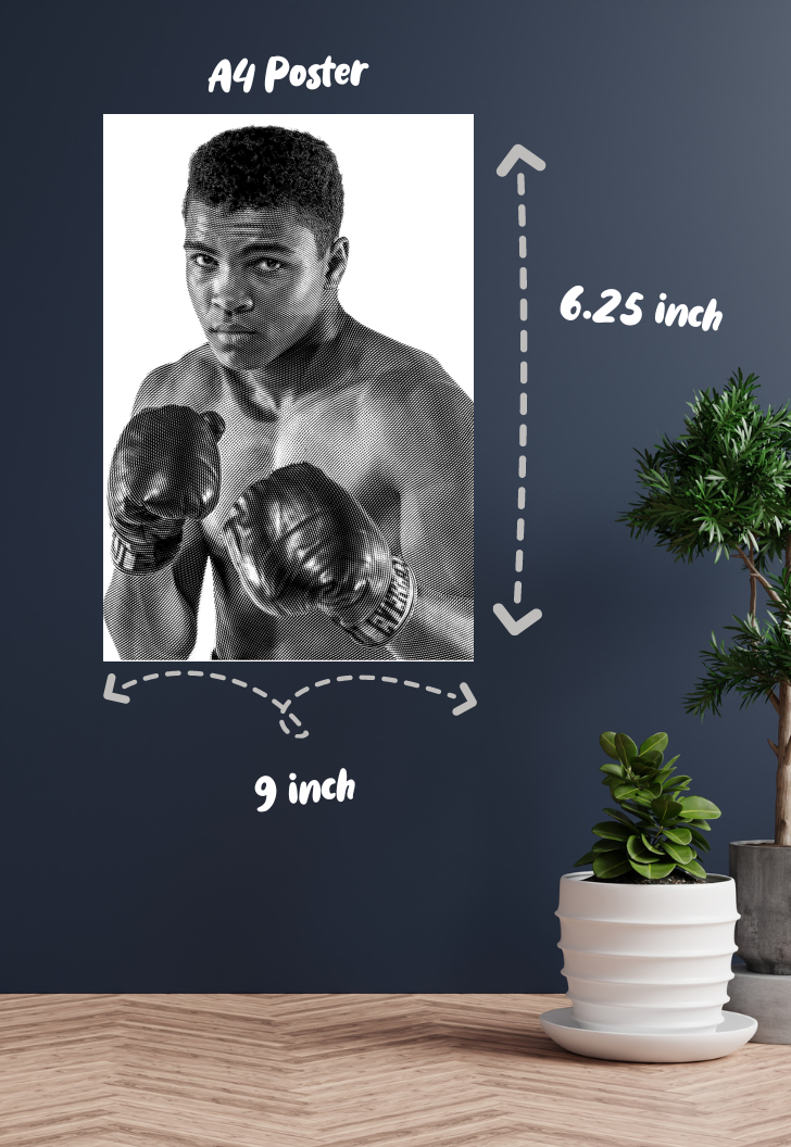 The Greatest Fighter | Muhammed Ali | Iconic Poster