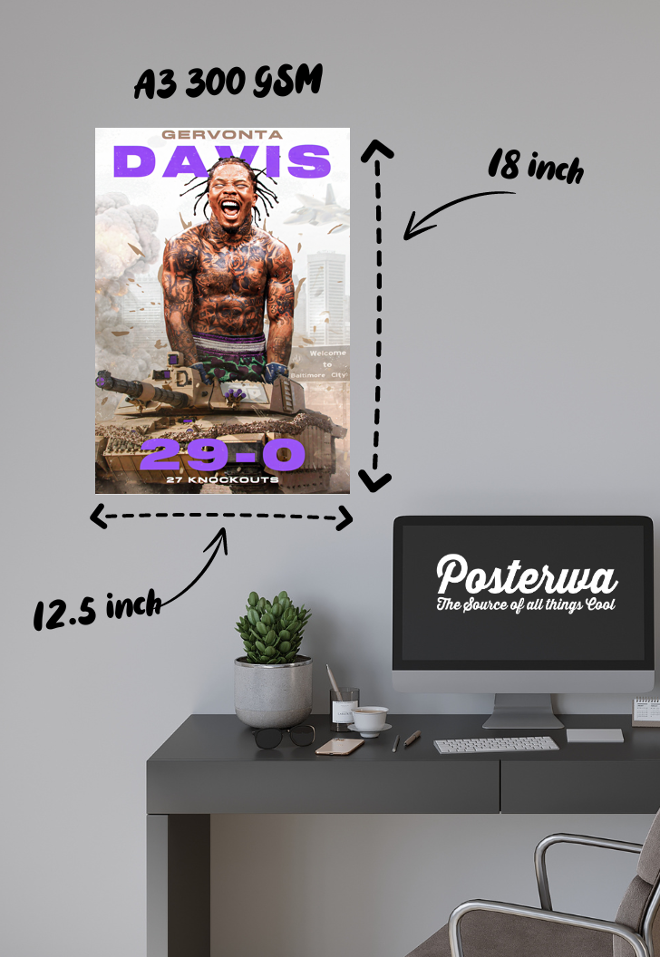 Fist of Fury | Davis Gervonta | UFC Poster