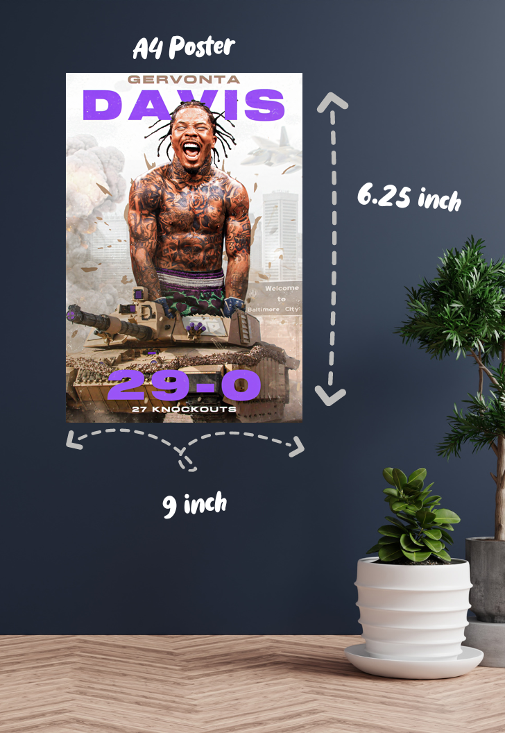 Fist of Fury | Davis Gervonta | UFC Poster