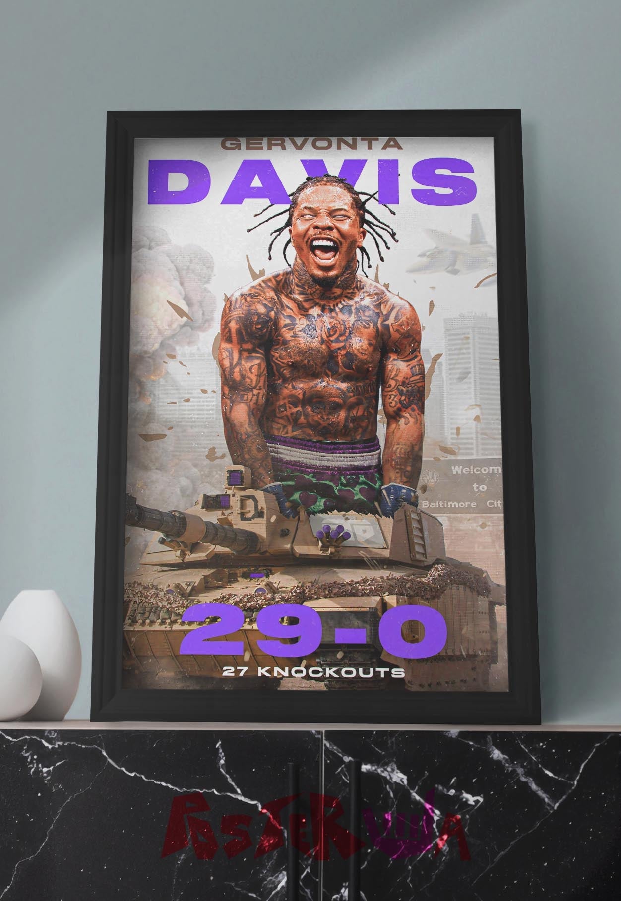 Fist of Fury | Davis Gervonta | UFC Poster