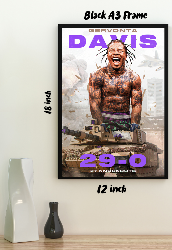 Fist of Fury | Davis Gervonta | UFC Poster