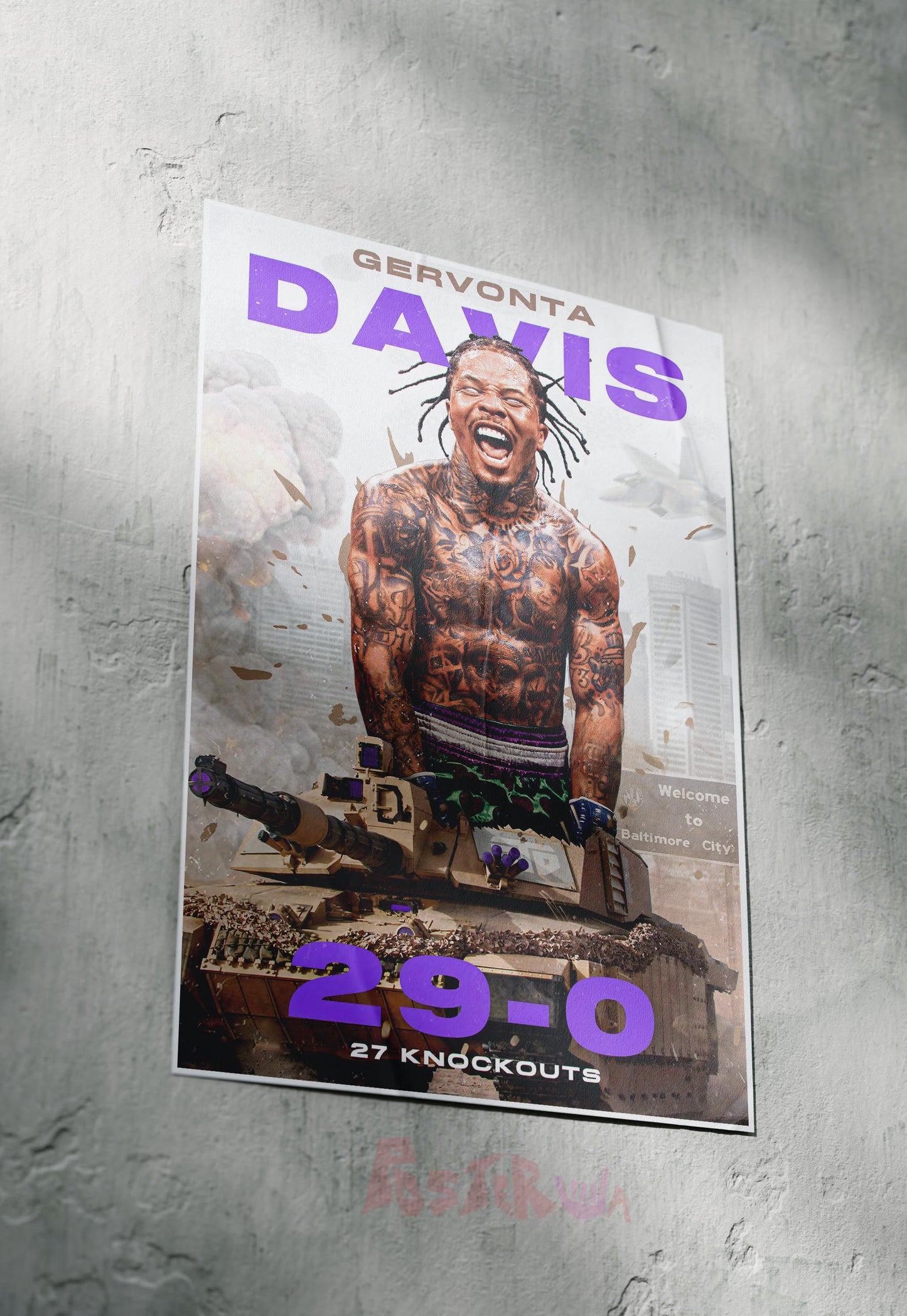 Fist of Fury | Davis Gervonta | UFC Poster