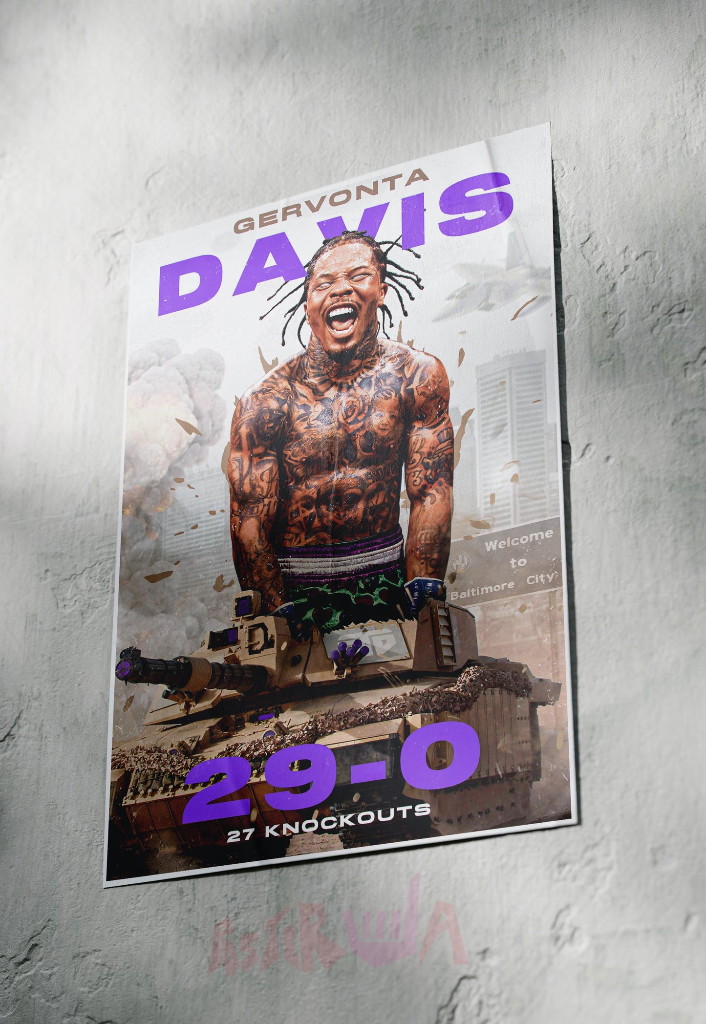 Fist of Fury | Davis Gervonta | UFC Poster