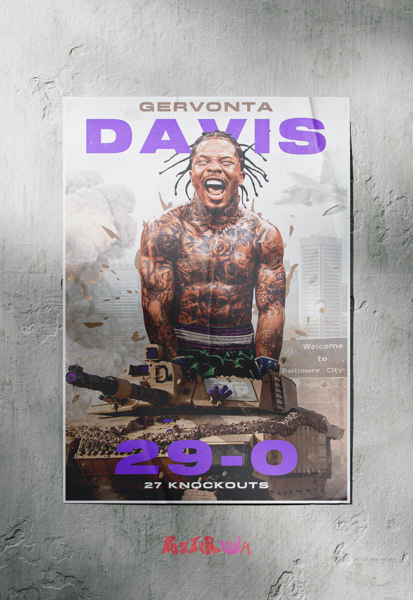 Fist of Fury | Davis Gervonta | UFC Poster