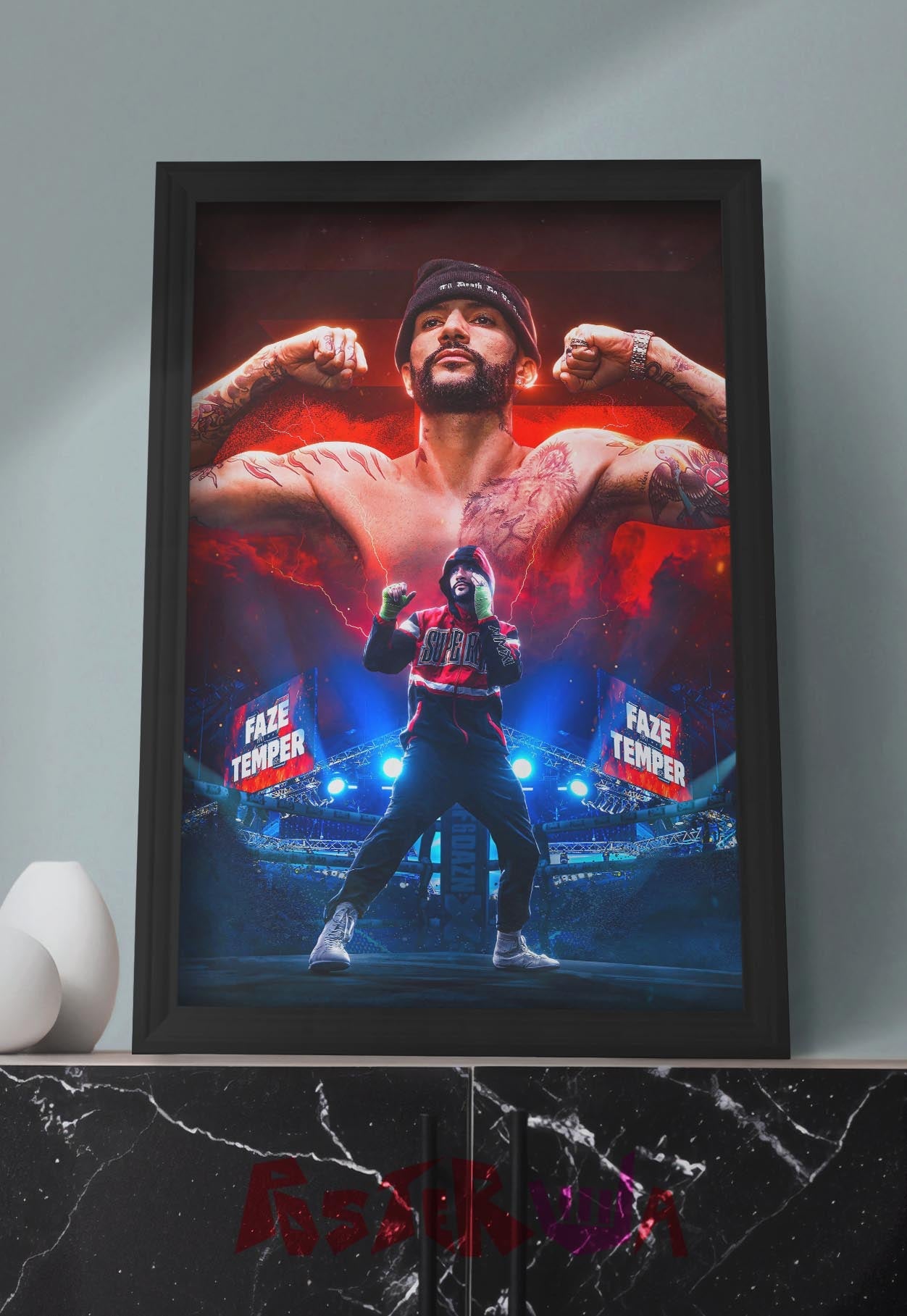 Knockout Chronicles | Faze Temper | Action Movie Poster