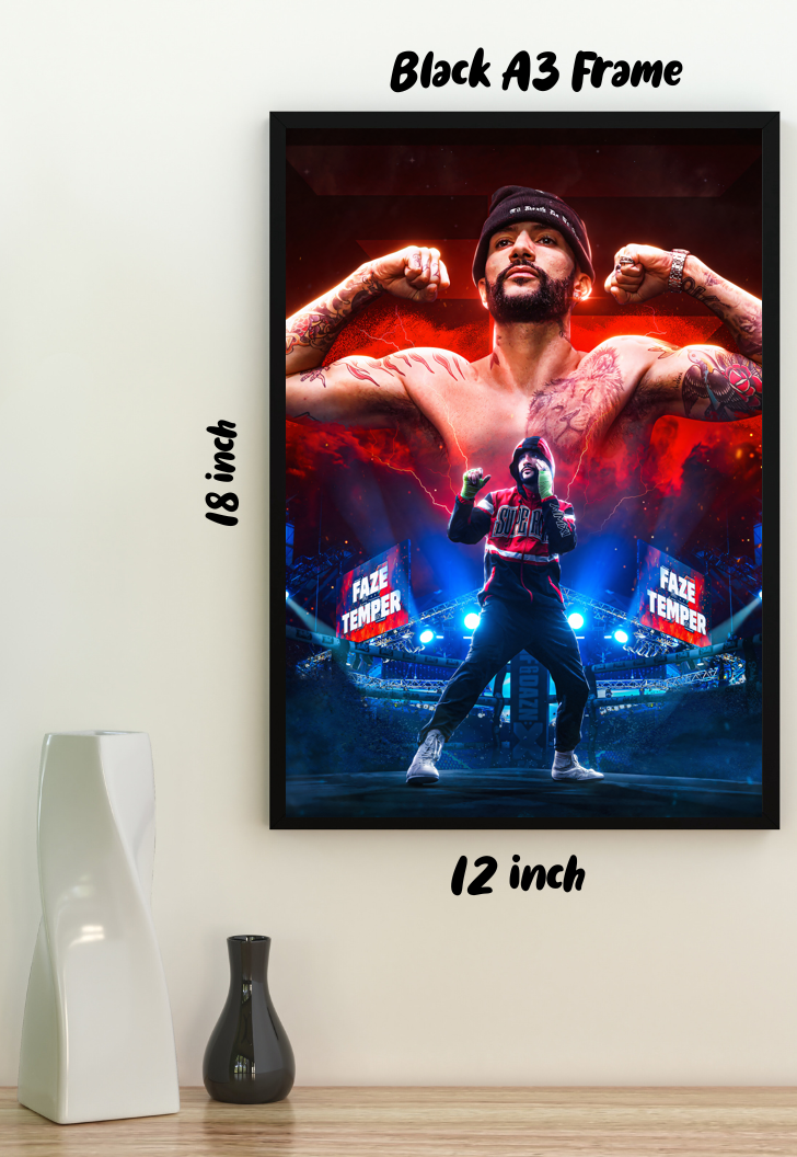 Knockout Chronicles | Faze Temper | Action Movie Poster