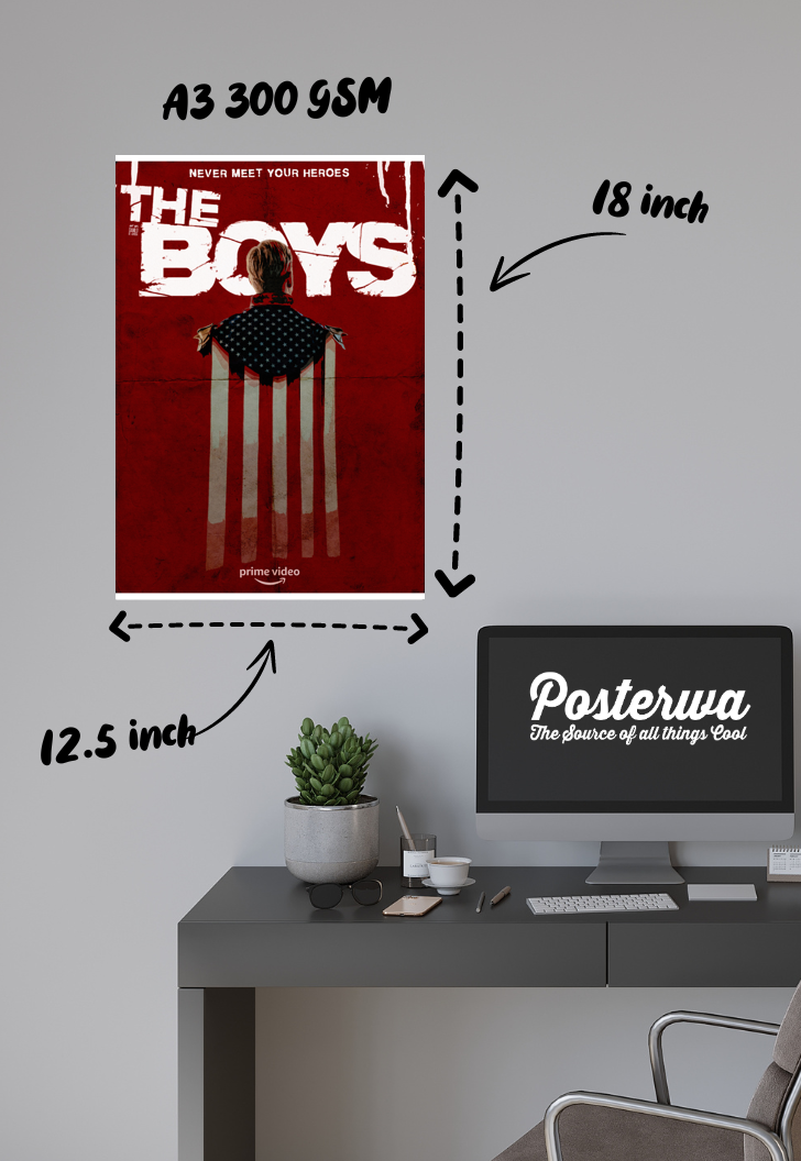 The Patriotic Menace | The Boys | Comic Book Poster