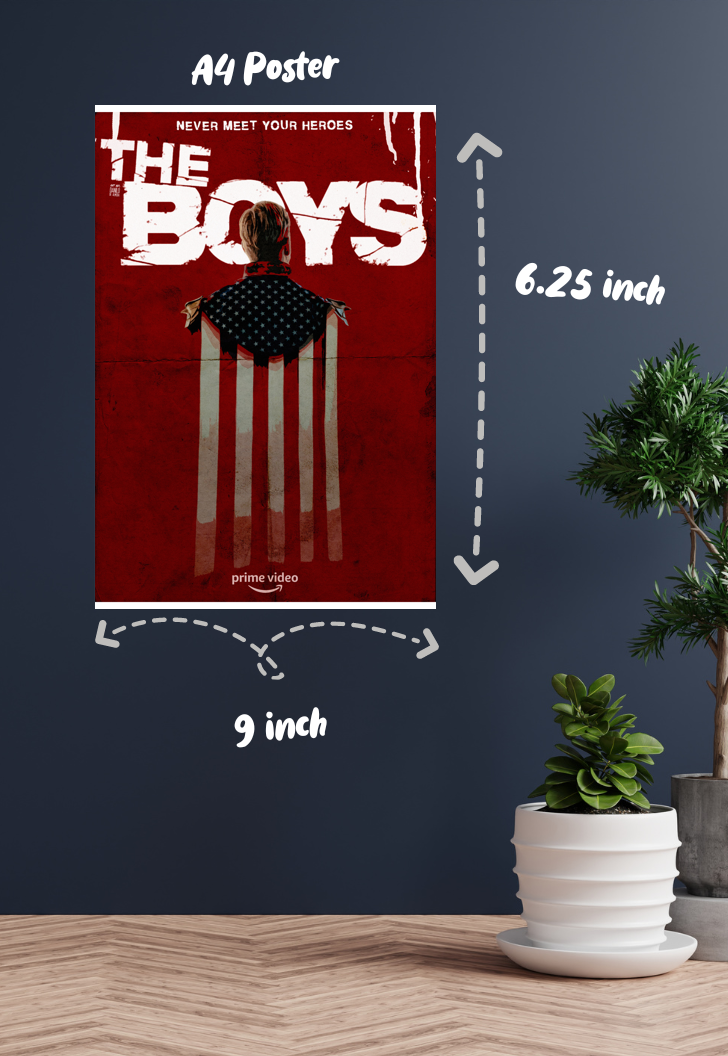 The Patriotic Menace | The Boys | Comic Book Poster