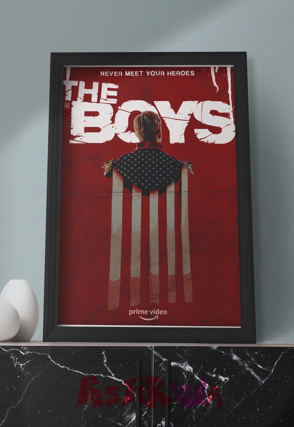 The Patriotic Menace | The Boys | Comic Book Poster