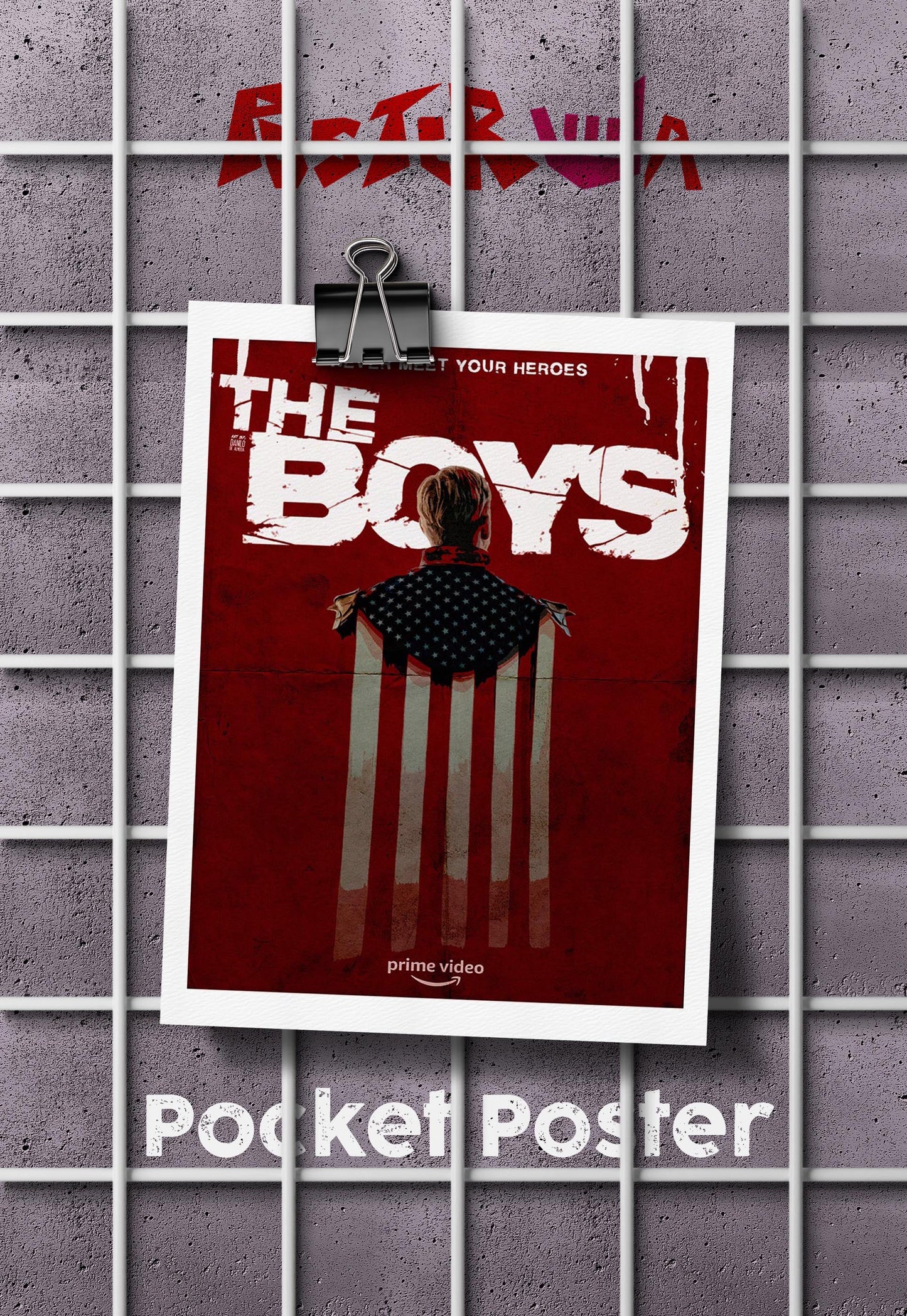 The Patriotic Menace | The Boys | Comic Book Poster