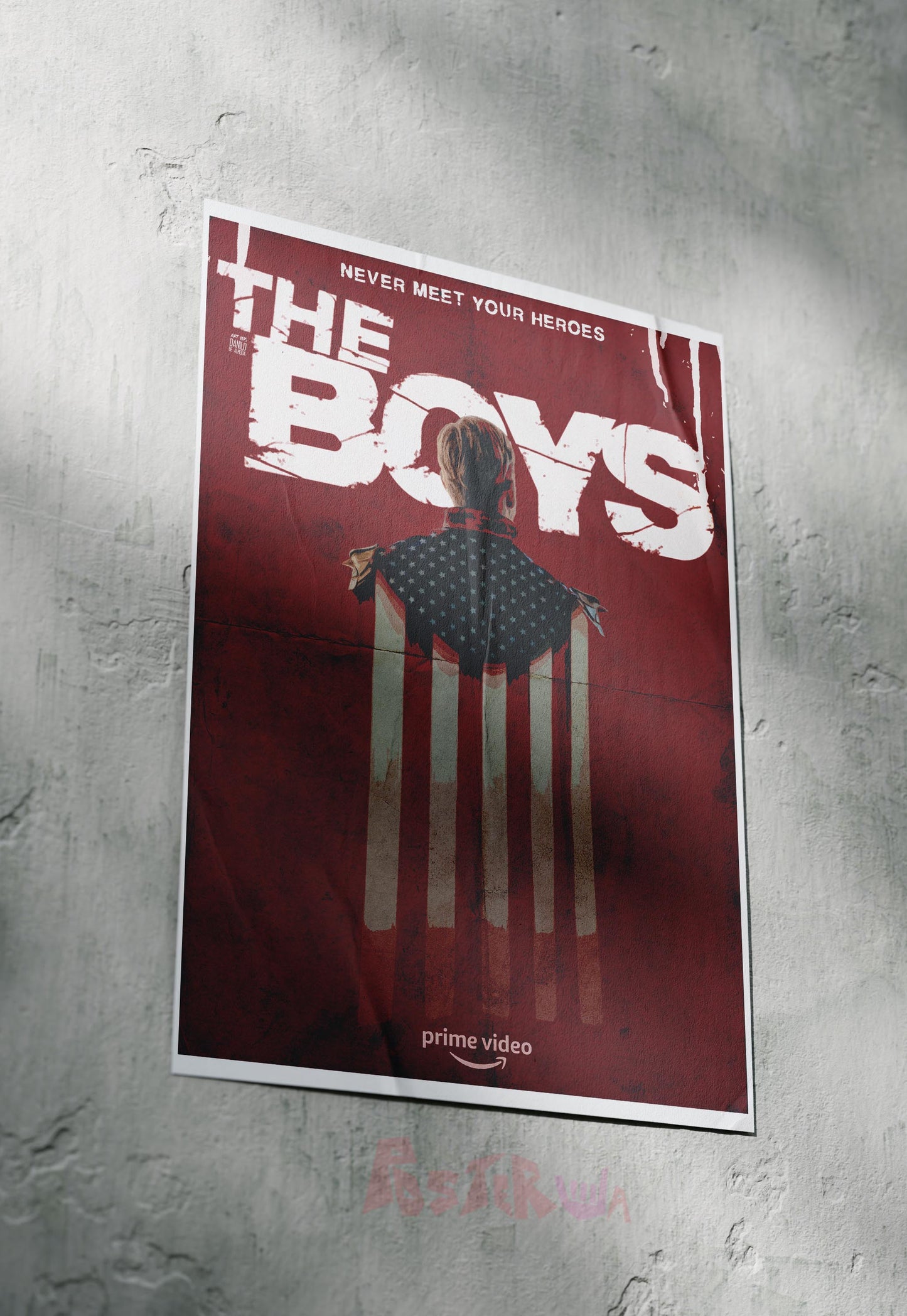 The Patriotic Menace | The Boys | Comic Book Poster