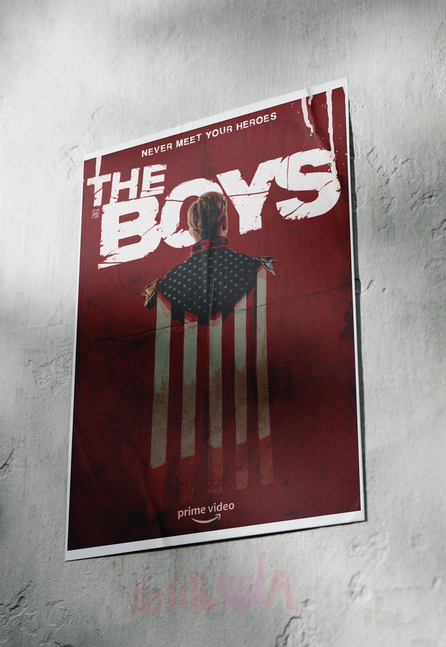 The Patriotic Menace | The Boys | Comic Book Poster