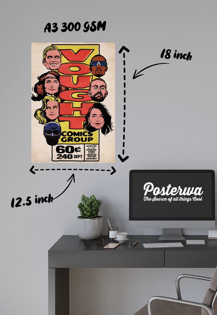Heroes Unleashed | The Boys | Comic Book Poster