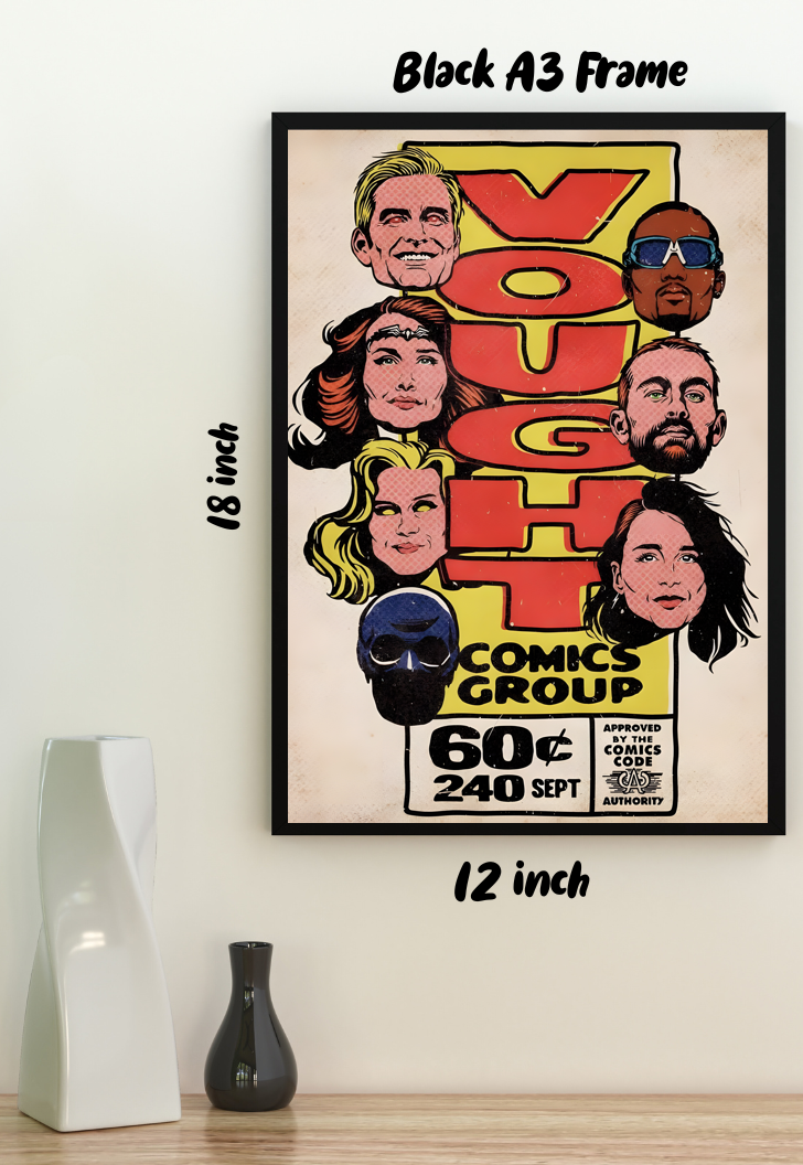 Heroes Unleashed | The Boys | Comic Book Poster