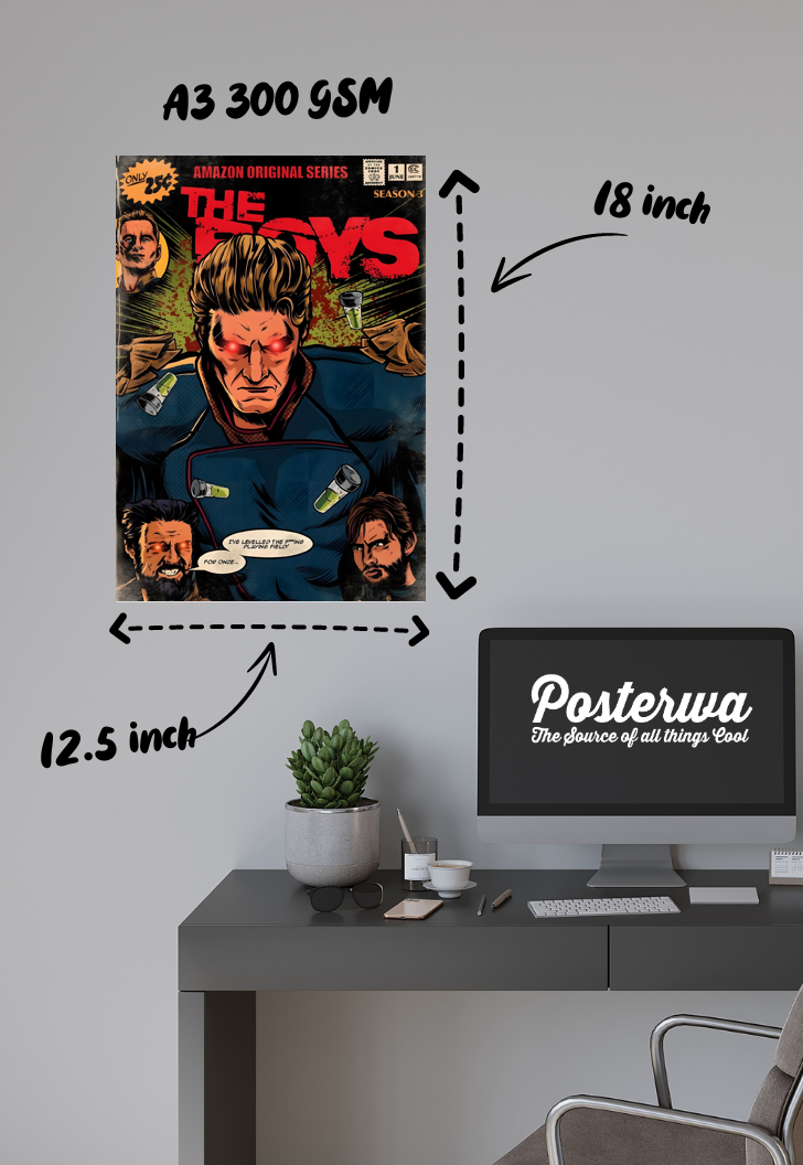 Supreme Enforcer | The Boys | Comic Book Poster