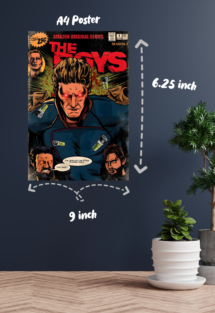 Supreme Enforcer | The Boys | Comic Book Poster