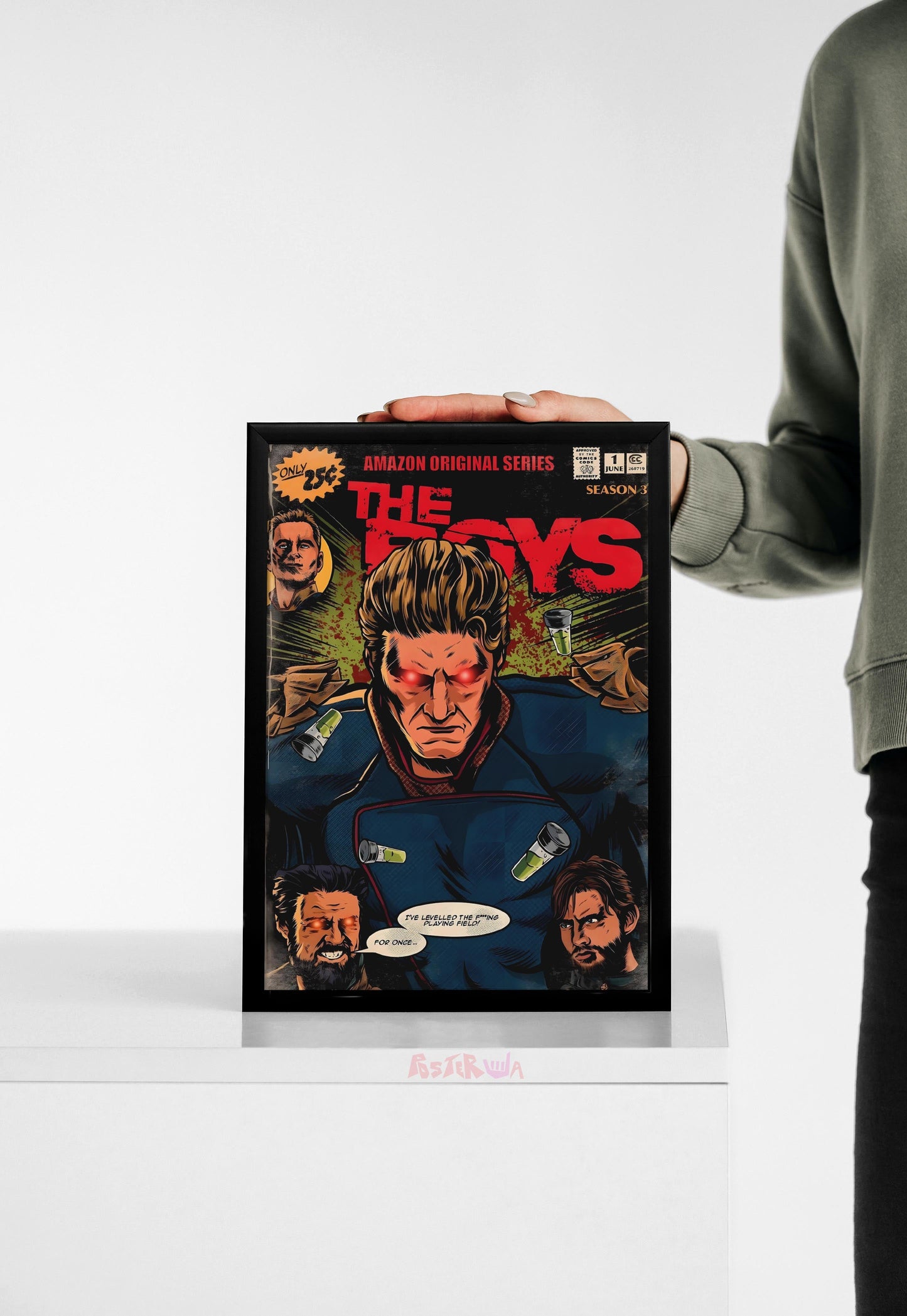 Supreme Enforcer | The Boys | Comic Book Poster