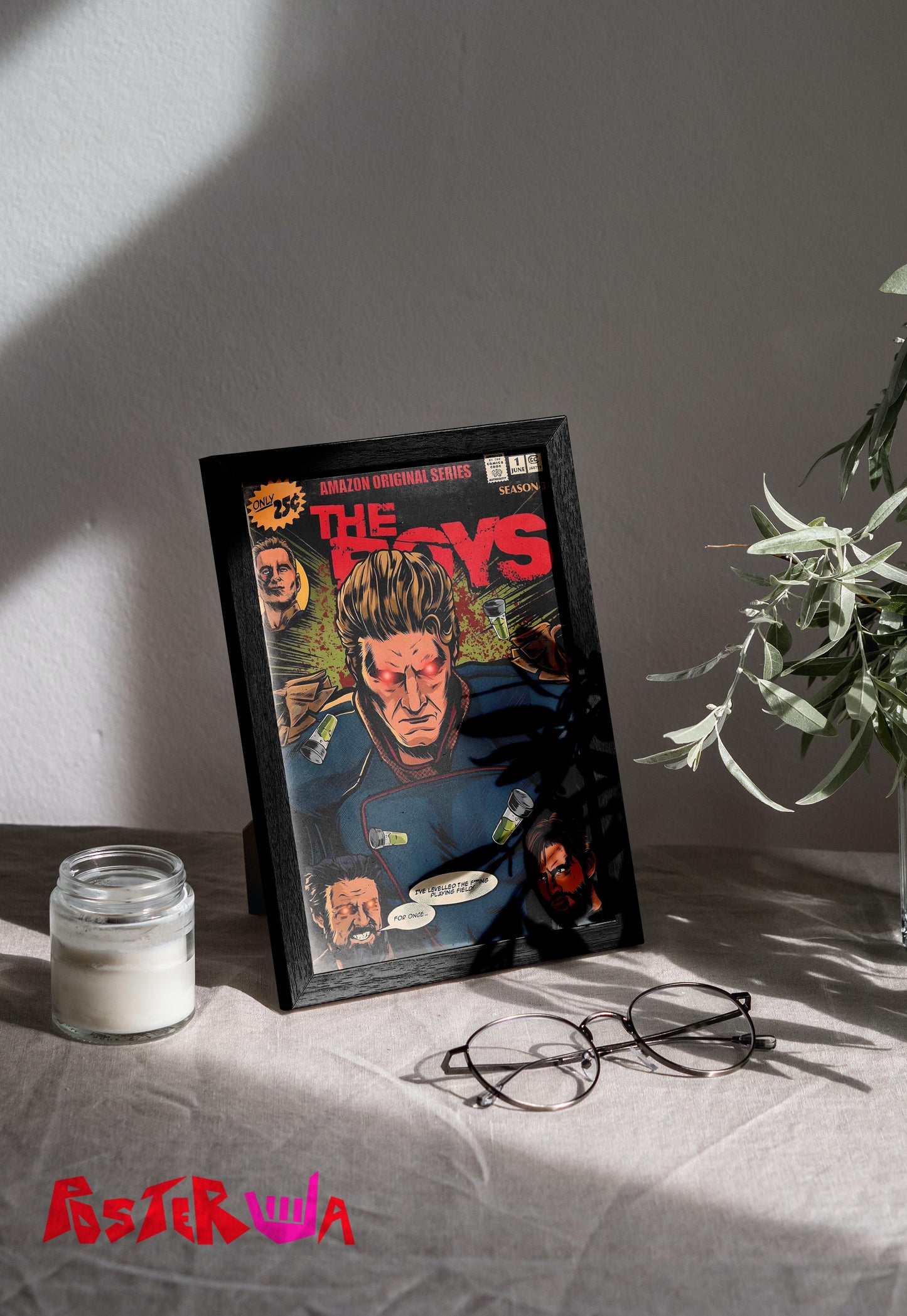 Supreme Enforcer | The Boys | Comic Book Poster