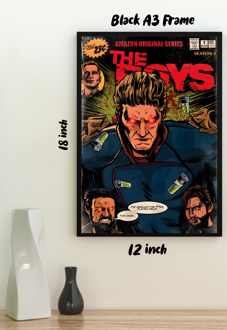 Supreme Enforcer | The Boys | Comic Book Poster