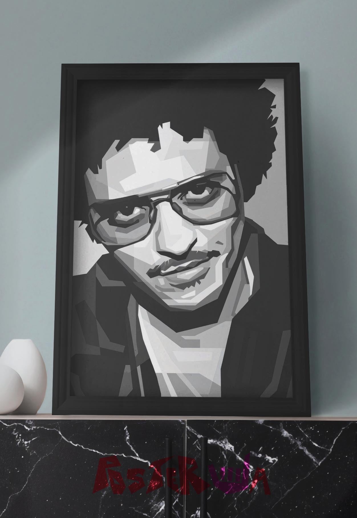 Monochrome Melodies | Bruno Mars | Singers Poster