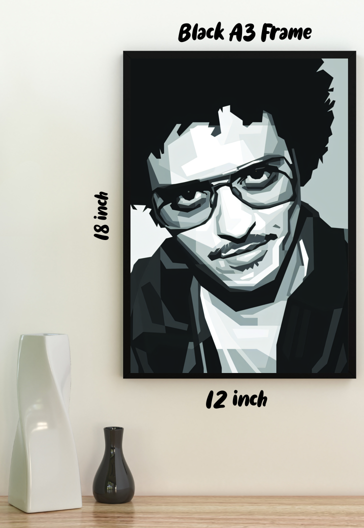 Monochrome Melodies | Bruno Mars | Singers Poster