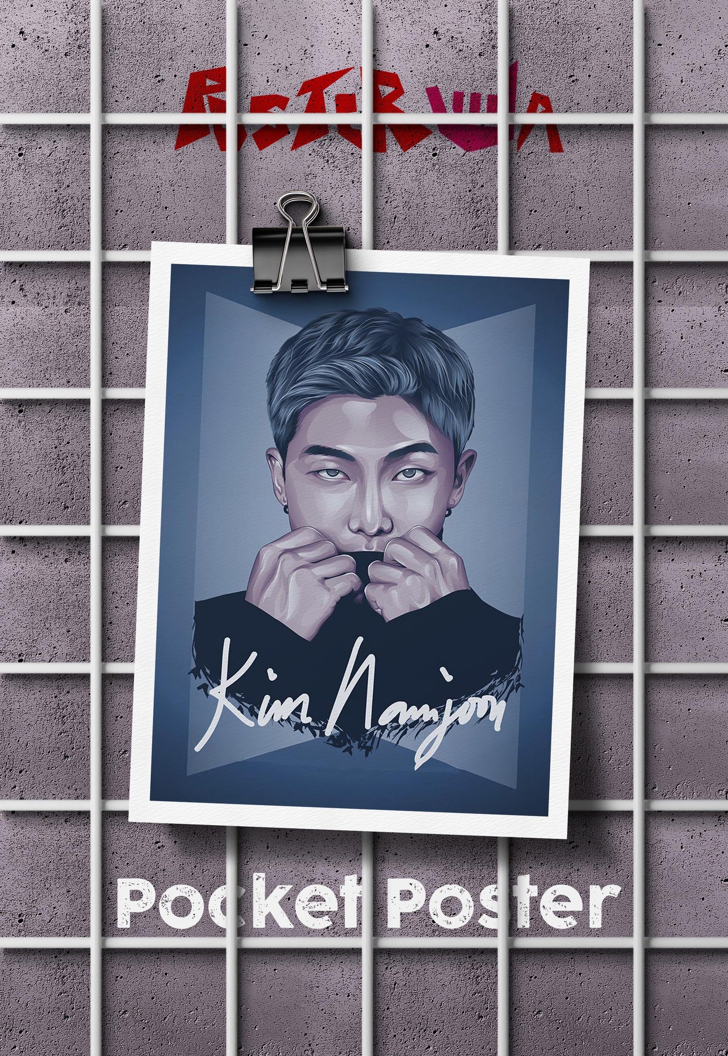 Leader of the Stage | Kim Namjoon (BTS) | Kpop Poster