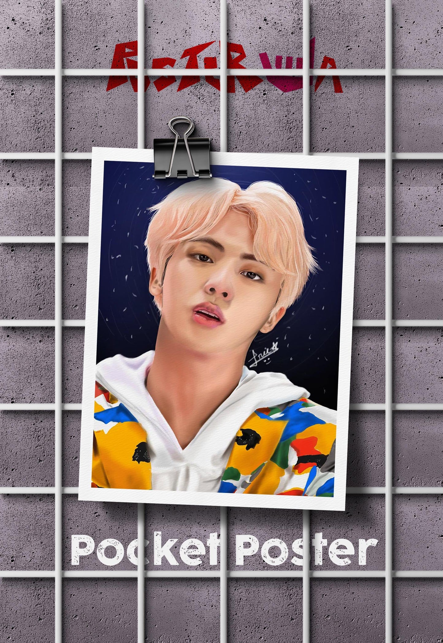 Starlit Voice | Kim Seokjin (BTS) | Kpop Poster