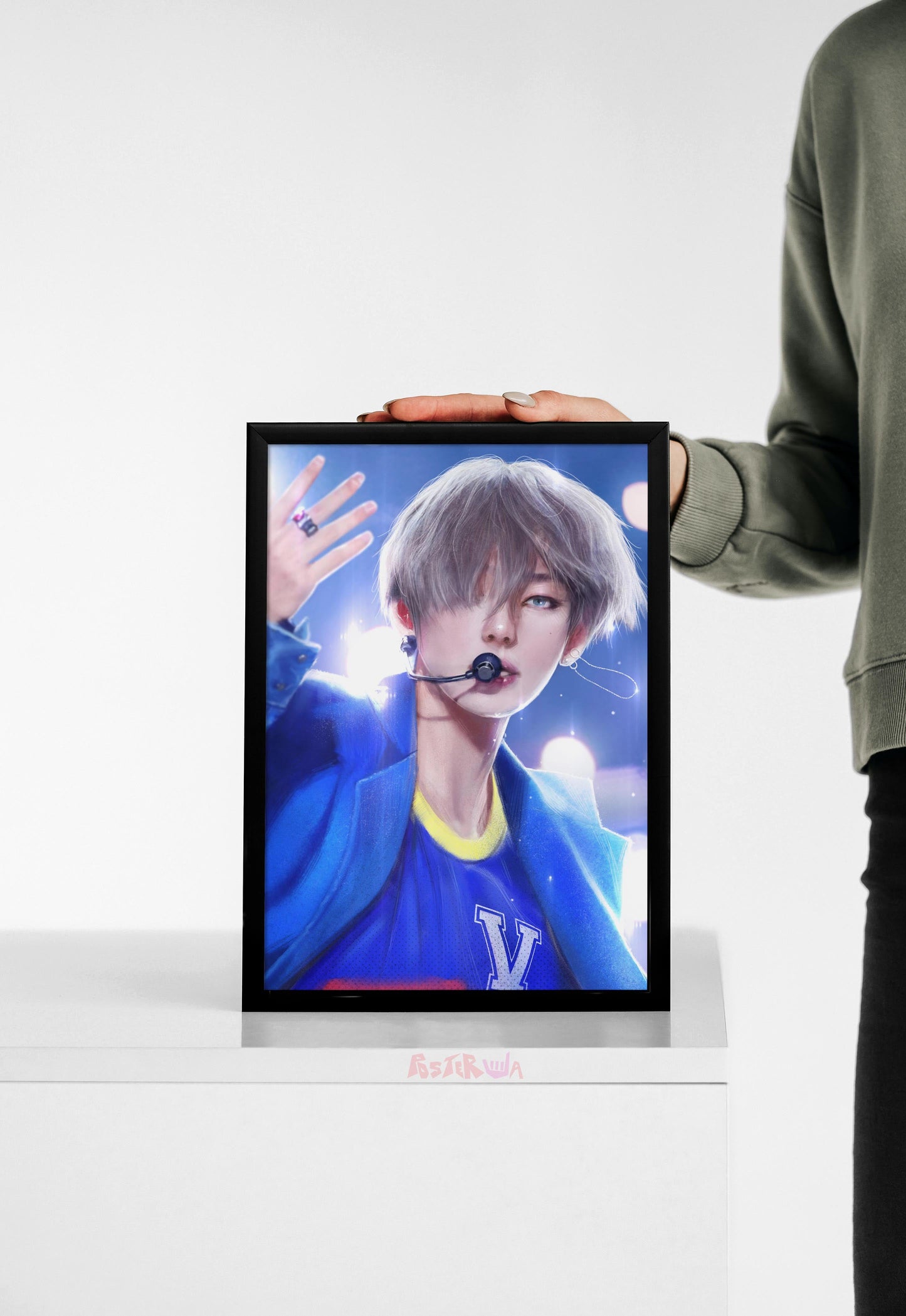 Celestial Symphony | Kim Taehyung (BTS) | Anime Poster