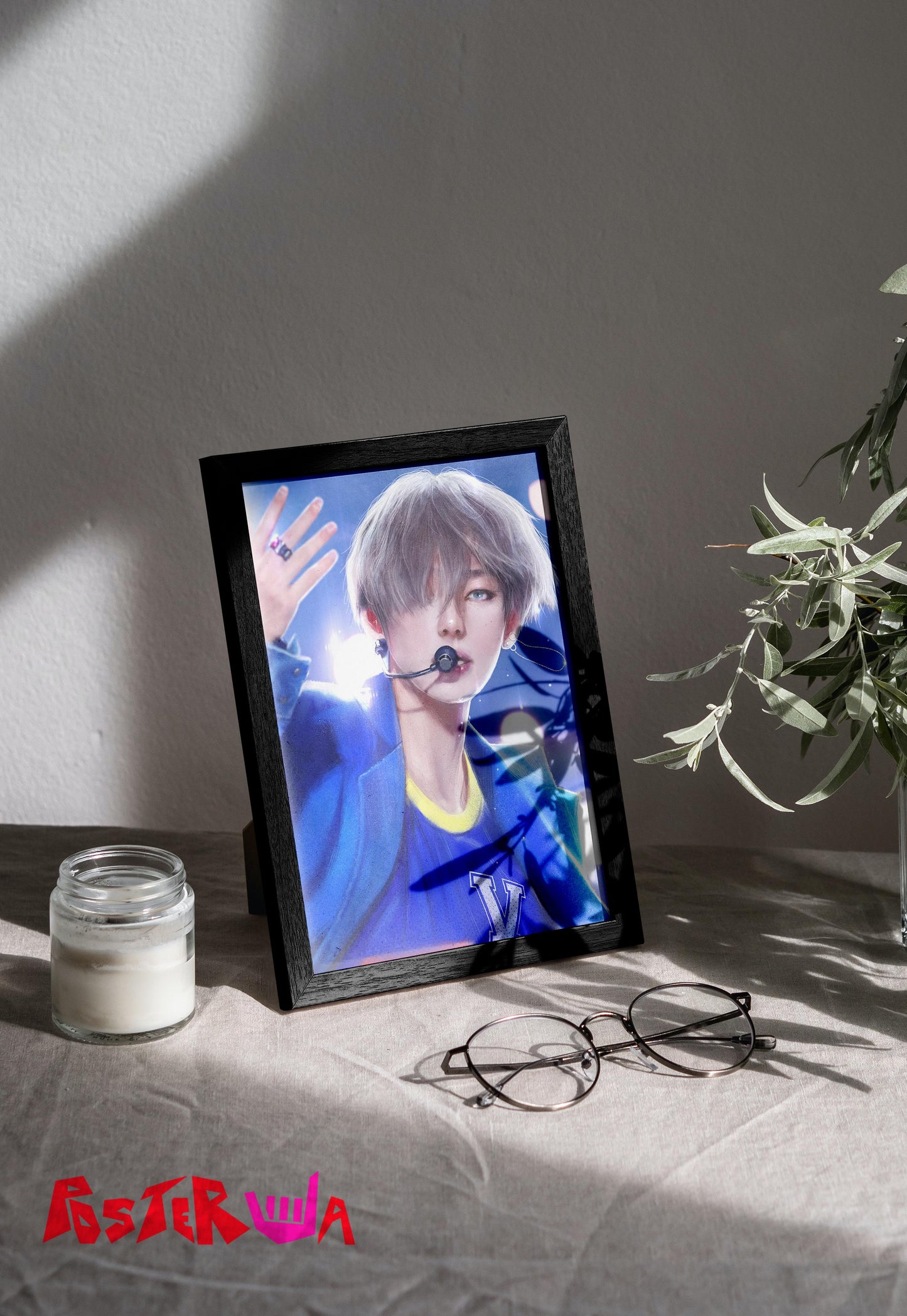 Celestial Symphony | Kim Taehyung (BTS) | Anime Poster