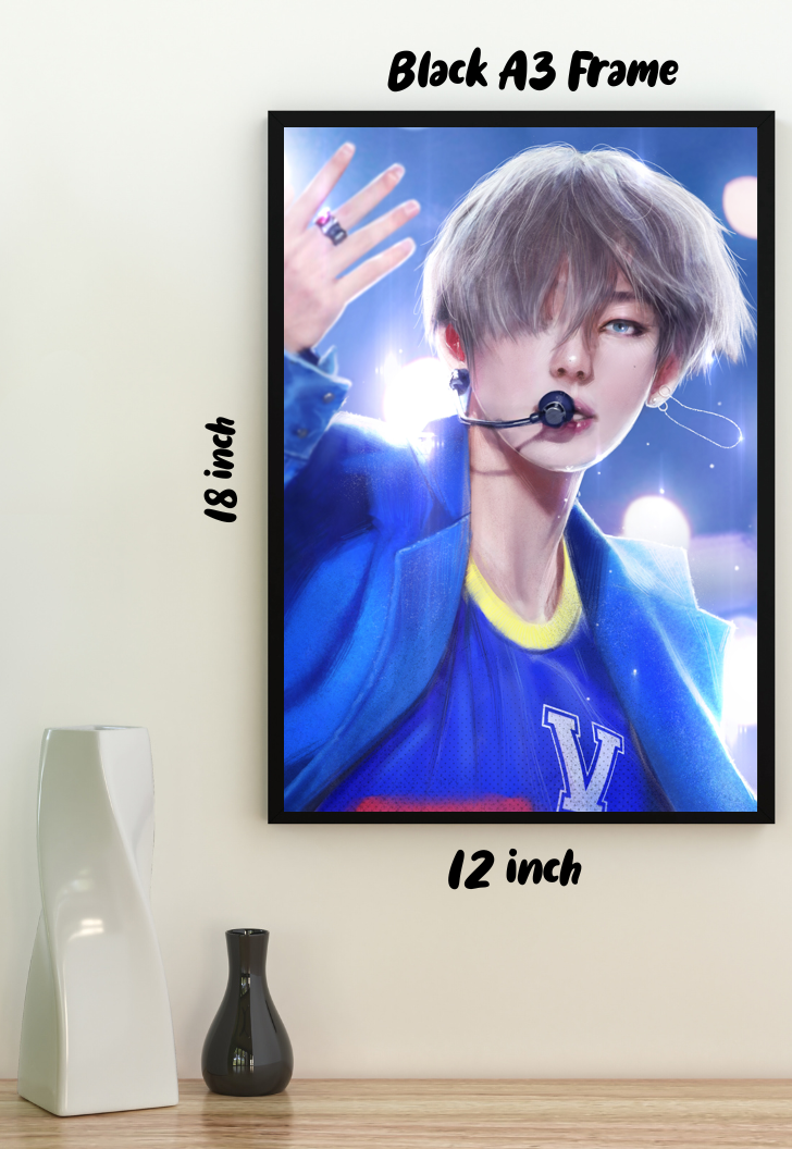 Celestial Symphony | Kim Taehyung (BTS) | Anime Poster