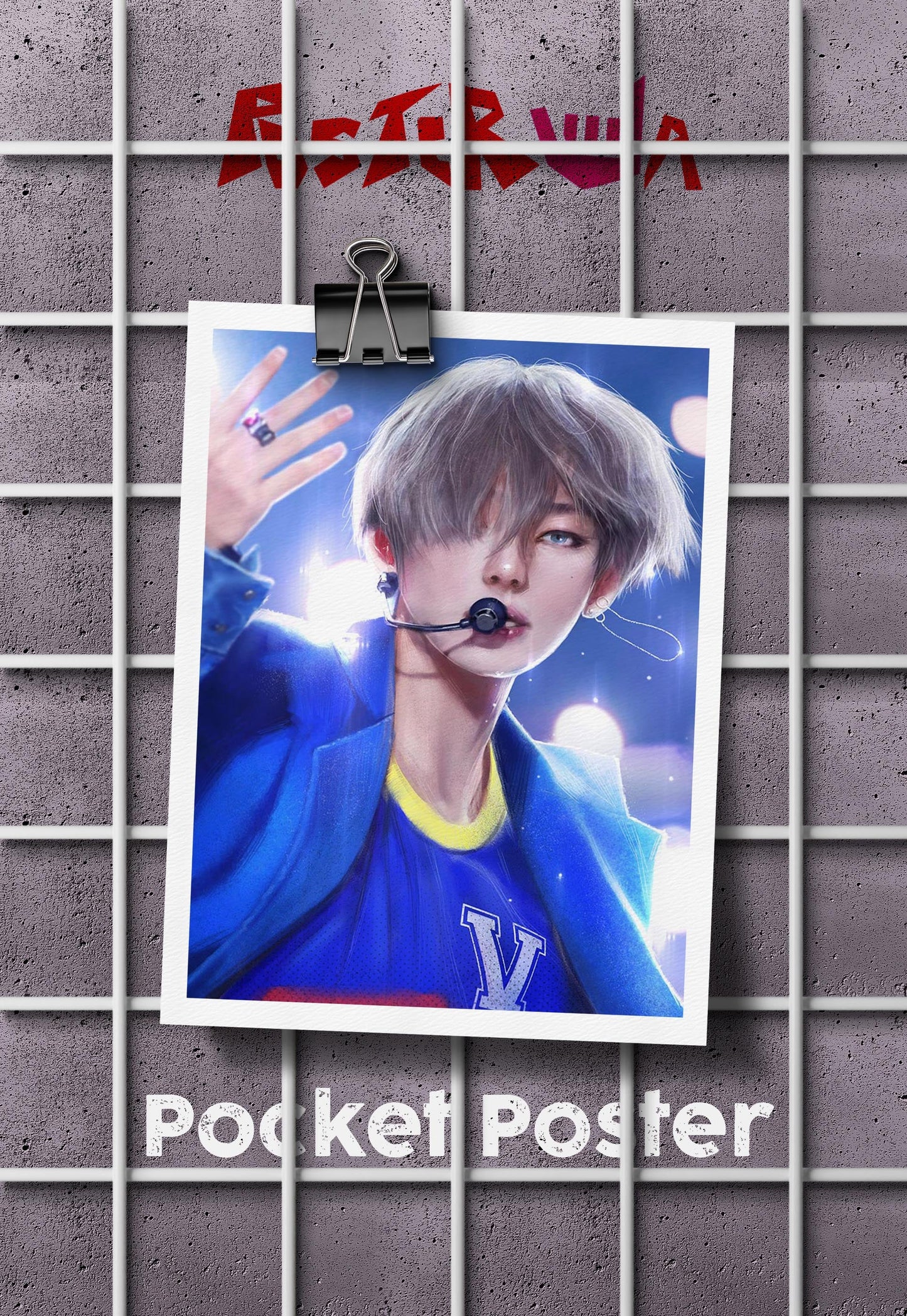 Celestial Symphony | Kim Taehyung (BTS) | Anime Poster