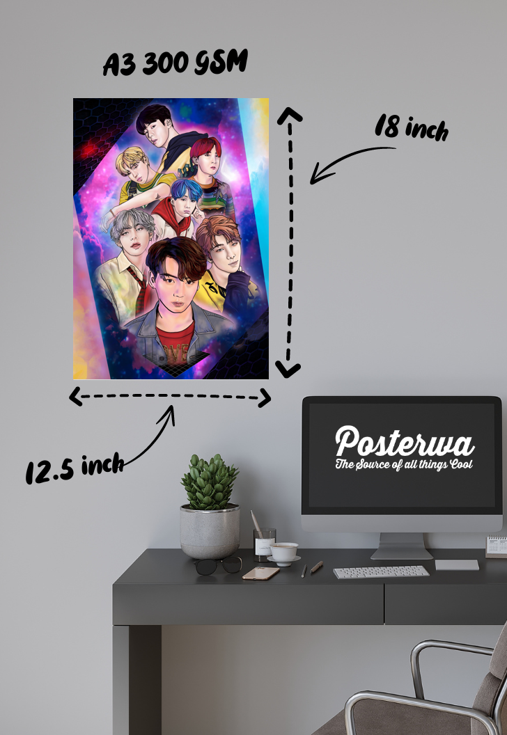 Harmony in Motion | BTS | Kpop Poster